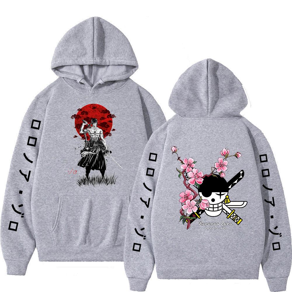 Japonské Anime Luffy Roronoa Zoro Sanji Harajuku Mikiny Pánské Dámské Ležérní Móda Unisex Mikina Pánský Top