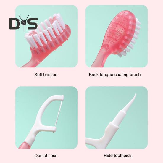 10/20Pcs Mini Toothbrush with Toothpaste No Rinsing Needed Foam-Free Design Natural Ingredients BPA-Free Toothbrush Oral Care
