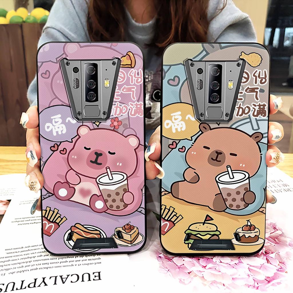 Back Cover Graffiti Phone Case For Blackview BV6900 Soft Case Anti-dust Silicone Full Wrap Shockproof Anti-knock Cute