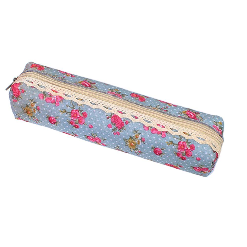 Lace Retro Flower Floral Vintage Makeup Bag Pencil Case Pencil Bag Cosmetic Bag Zipper Pouch