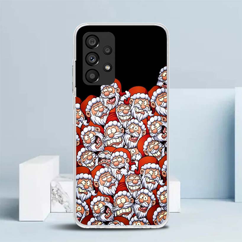Weihnachts-Weihnachtsmann-Geschenk für Samsung Galaxy A17 A37 A57 A16 A26 A36 A56 A15 A14 A55 Handyhülle A13 A53 A25 A35 A24 A34 A23