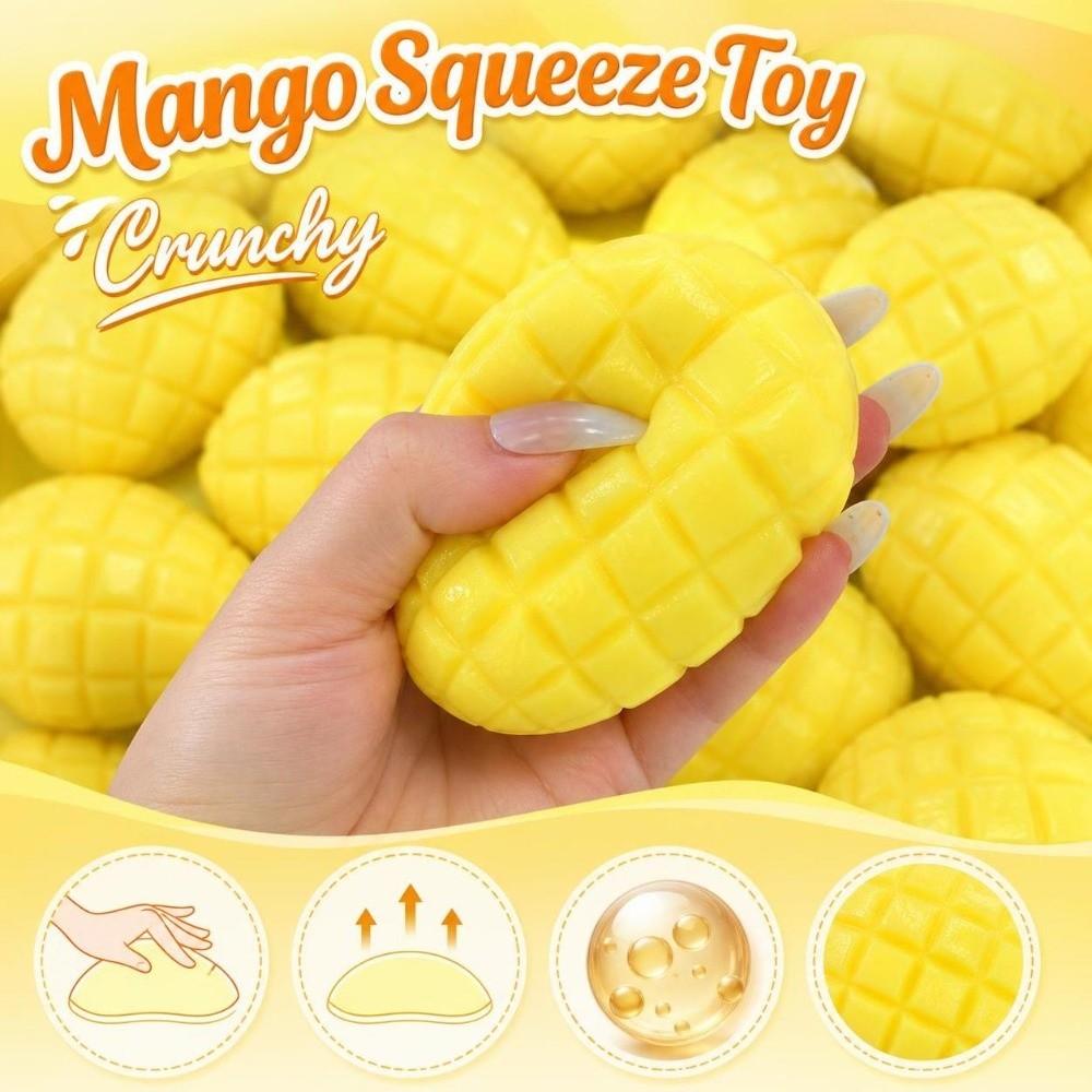 Formbares Knisterndes Mango Squishy Spielzeug Soundeffekte Realistische Früchte Kneten Kinderspielzeug Geschenke