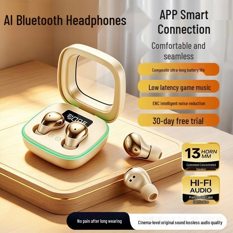 Bluetooth Noise-Cancelling Sports Earbuds B51: Anti-Lost, Game & Music Mode, Ultra-Long Battery.