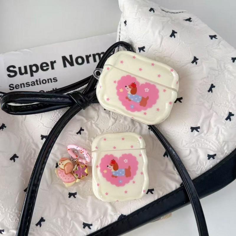 Ins Cute Sausage Dog Airpodspro3 Earphone Cover Apple Bluetooth Protective Case 4/2 Soft Silicone Female