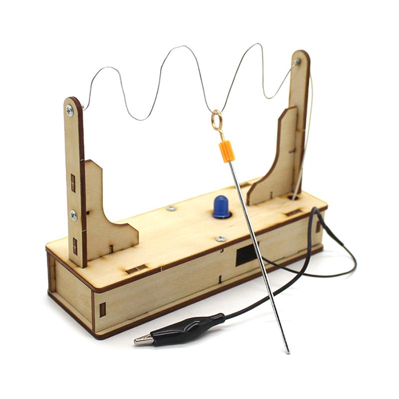 1 Set Physikalische Wissenschaftliche Experimente Stromkreis-Bausatz Kinder Drahtabstand DIY Wissenschaftsspielzeug Kinder Pädagogisches Handbuch Spielzeug