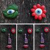 1 Set Wall Hanging Leaf Tree Face Statue Colorful Facial Features Sculptures  Wall Decor