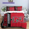 Nicholls State Colonels Pattern Bedding Set Quilt Cover Pillowcase Home Decor Gift (1 * Duvet Cover + 2 * Pillowcase, Without Core)