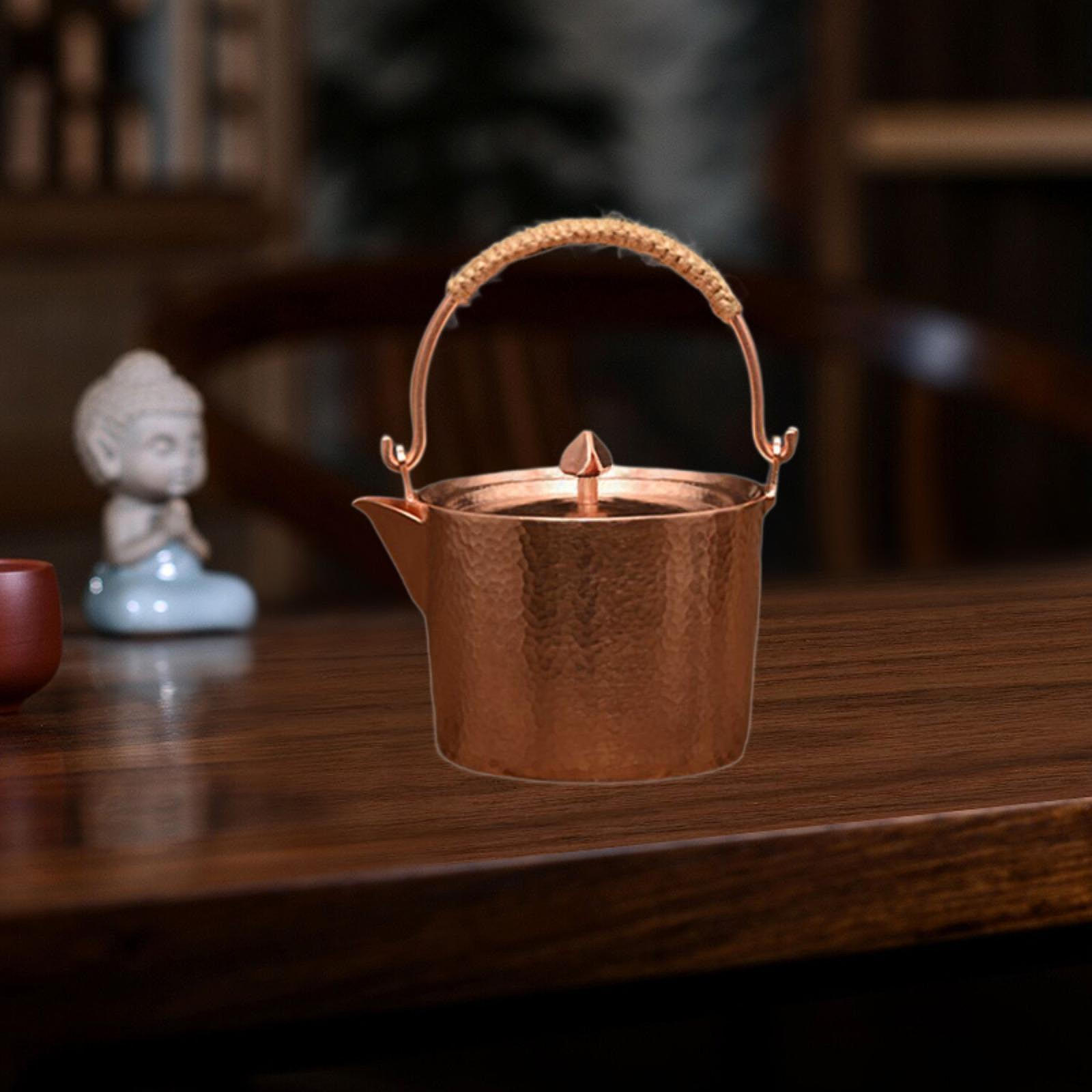 

500 мл медный чайник для чая, кофеварка, большая емкость, портативный кунг-фу для A