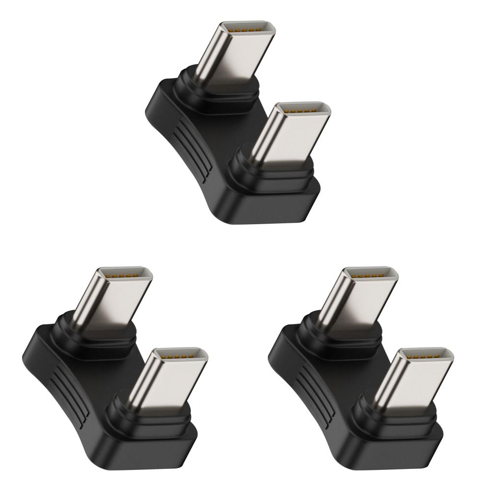 

2 в 1 PD65W 480 Мбит/с Male-Male Type-C 2.0 конвертер адаптер для телефона ноутбука
