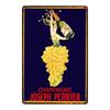 Metal Tin Morlant Reims Champagne Vintage French Posters Tin Sign Poster Wall Art Plaque Sign for Bar Coffee Office Wall Decor