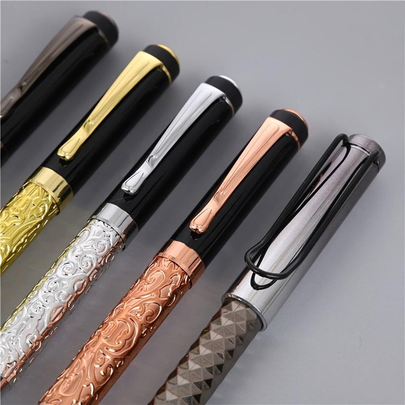 High Quality Metal Rotating Ballpoint Pen, Business Office 0.5mm Signature Pen, Smooth Writing