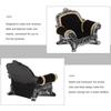 STOBOK Ring Jewelry Ring Display Jewelry Miniature Photography Ring Display Stand Stand, Sofa-Shaped, Black, Stand, Stand, Velvet-Look Storage,