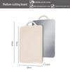 304 Stainless Steel & PP Double-Sided Cutting Board