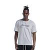 Li Ning T Shirts Men's White Crew Neck Moderate Straight Fit ATSS479-1