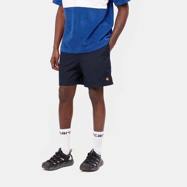 Carhartt WIP Logo Drawstring Casual Shorts Men Shorts I026235-00H-XX
