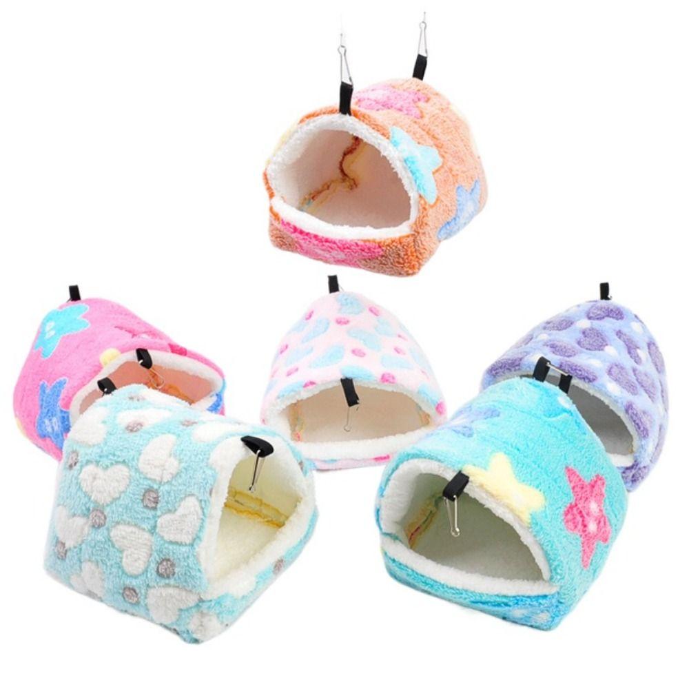 Plush for Sleeping Playing Warm Parrot Nest Bird Cage Pet Accessory Hamster Hammock