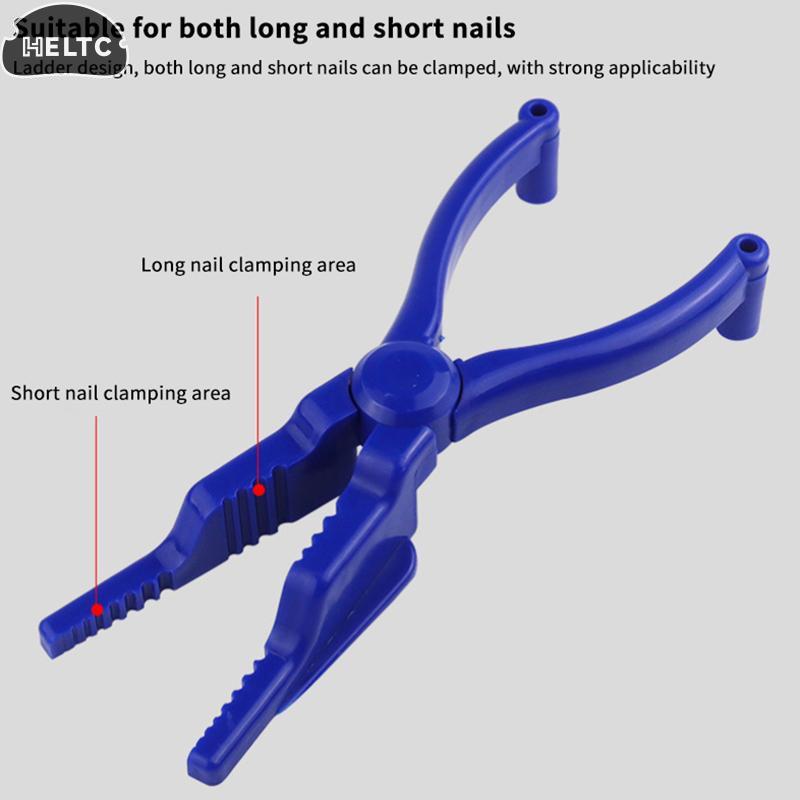 Portable Nail Fixer Tool Nail Holder Pliers Safety Hammer Nail Clip Anti Slip Handle Nail Plier For Woodworking DIY Repair Tools
