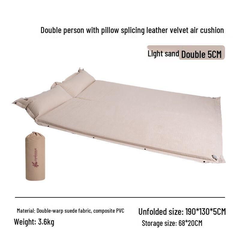 ZISIZ Camping Folding Inflatable Sleeping Pad