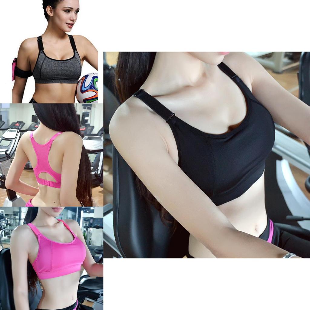 Athletic Running Sports Bra With Shockproof Reinforced Support For Active Women