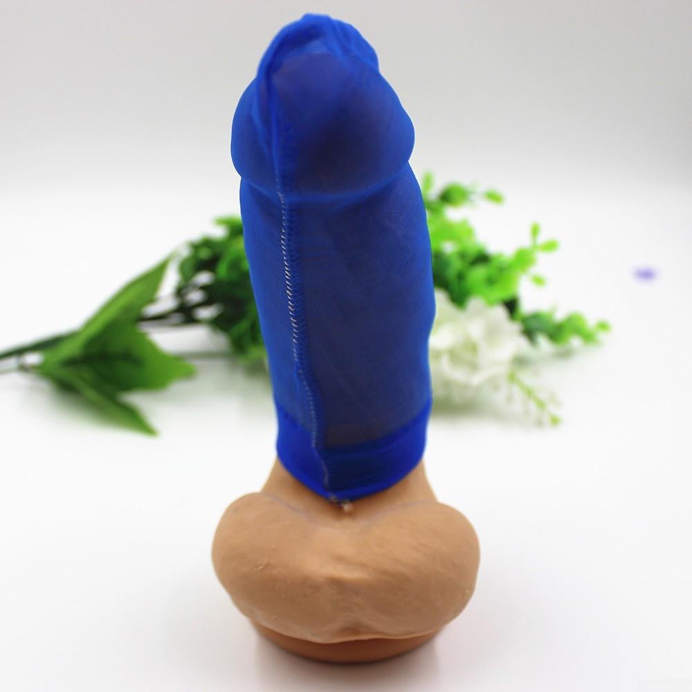 Sissy Men Homofile Lang Penis Sleeve Cover Up Thong Undertøy Undertøy Brief