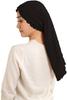Como De Sukoyaka Silk Sleep Night Cap for Long Hair Reduces and Black Cap, Hair, 100% Silk, Cylindrical, Moisturizing, Care, Bedhead, Dryness,