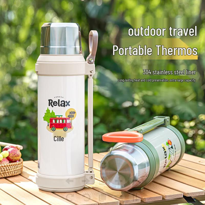 Xile 304 Stainless Steel 2.1L Portable Insulated Flask