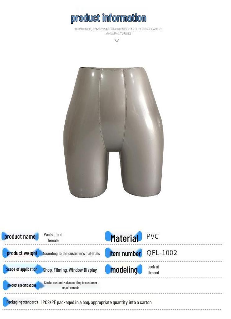 Inflatable Female Torso Mannequin for Clothing Display and Photography