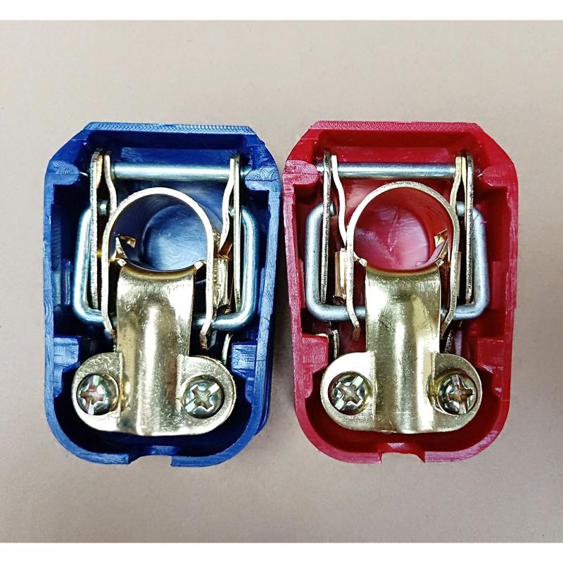 Battery Terminal Connector Positive Negative Car Top Post Clamp Connector Electrode Quick Release for RV Car Marine Ship
