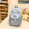 Colored Middle School Student Schoolbag Women's Campus Backpack Large Capacity Travel Backpack