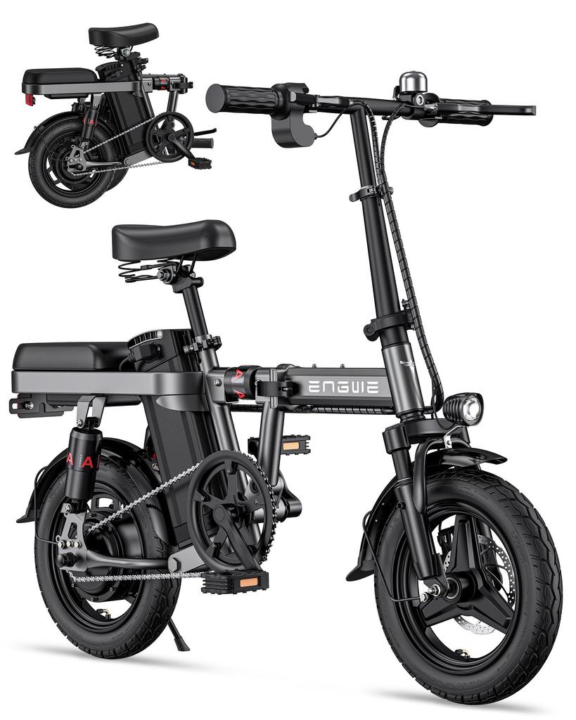 ENGWE T14 Compact Electric Bike - 48V 250W/350W Motor, 28km Range, 14" Urban Commuter