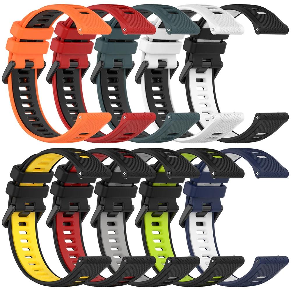 Classic 22 20mm Silicone Strap For HUAWEI WATCH GT 4 Pro 46mm Band GT 3 2 42mm HONOR Magic Watch 4 GS 3 Pro ES Bracelet Replacement Belt