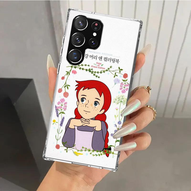 A-Anne Of Green Gables Shirley Phone Case for Samsung Galaxy S26 S24 S23 Ultra S25 Edge S22 S21 Plus S20 FE + Soft Print Shell F