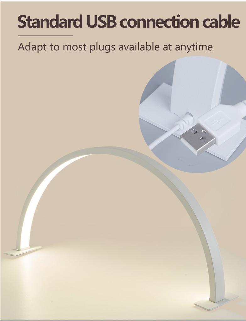 LED Nail Lamp Office Embroidery Peripheral Fill Light USB Plug Beauty Salon Work Light