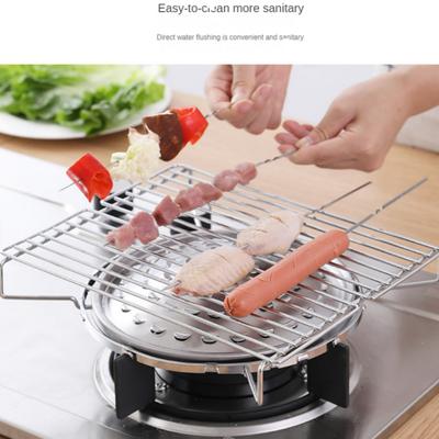 Saha Sobası Açık Hava Izgarası Barbekü için Paslanmaz Çelik Izgara Ev Sobası Barbekü Gaz Mutfak Yemek Bar Ev Bahçe