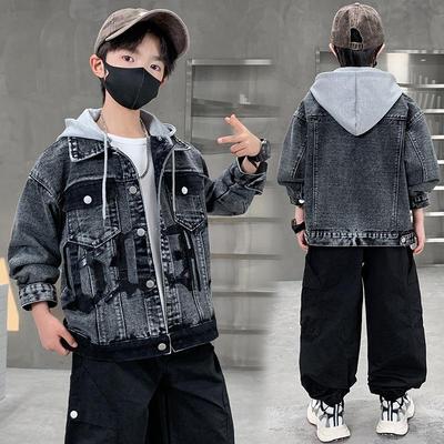 Boys' Trendy Denim Jacket - Spring/Autumn Fashion Top for Kids