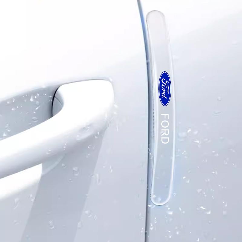 8PCS Anti Scratch Stickers Car Door Handle Cup Protector Film For Ford Escape Kuga Mondeo Ecosport Fiesta Focus 2 3 MK1 2 Fusion