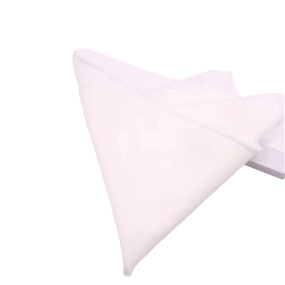 Square Plain White Pocket Cotton Handkerchief Small Suit Pocket Towel Cloth Decoration
