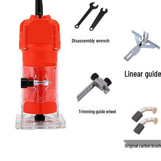 Wielofunkcyjna Frezarka do Drewna: Elektryczny Grawer do Drewna i Narzędzie do Wycinania Rowków (220 V / 110 V)