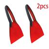 2PCS Car Ice Scrapers Silicone Car Snow Brush Soft Anti-skid Handle Ice Scraper Auto Snow Shovel Removal Car Winter Accessories
