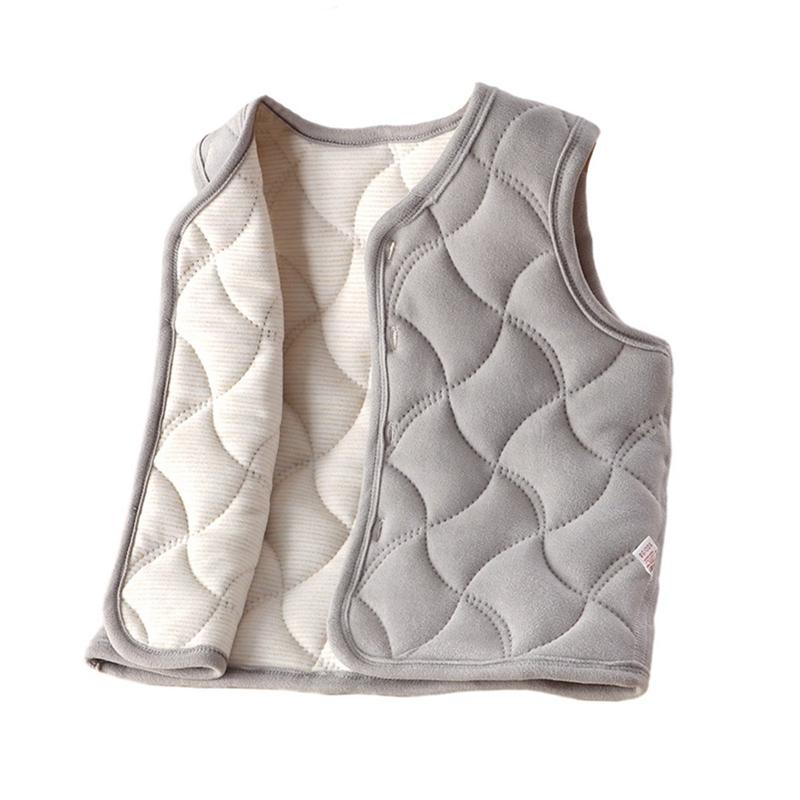 2-12 Years Kids Spring Autumn Solid Color Vest 90