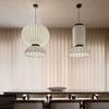 Wabi-Sabi Silk Lantern Pendant Light