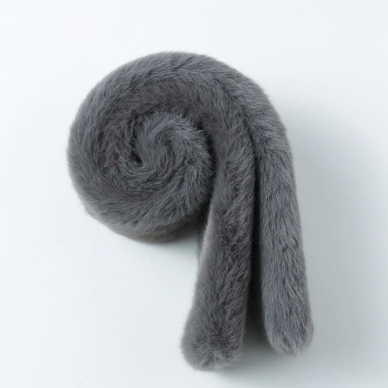 LALA Winter Fur Scarf - D Gray