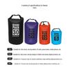Large Capacity Waterproof PVC Outdoor Bag - Portable for Diving, Mountaineering, Swimming; Single/Double Shoulder Storage
