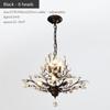 Candle  Crystal Chandelier Vintage Candle Led Pendant Light Room Decor Ceiling Hanging Light for Living Room