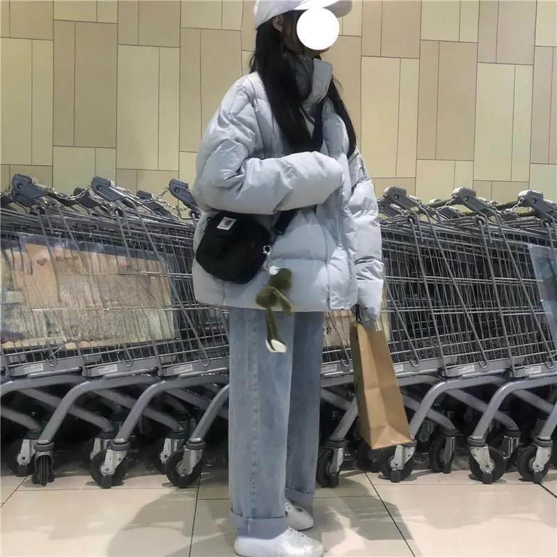 Down Padded Jacket Female Winter Short Korean Version Loose Padded Jacket Thickened Students