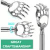 2pc Dog Cleaning & Massage Brush with Ergonomic Paw-Shaped Handle – Stainless Steel Back Scratcher & Pet Grooming Tool, Portable