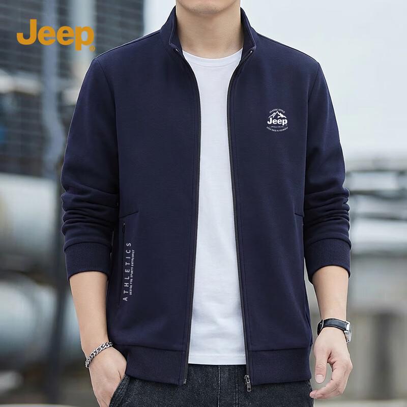 JEEP Men's American Casual Zip-Up Jacket
