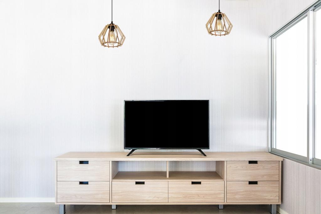 MODERN WOODEN LED CEILING HANGING LAMP