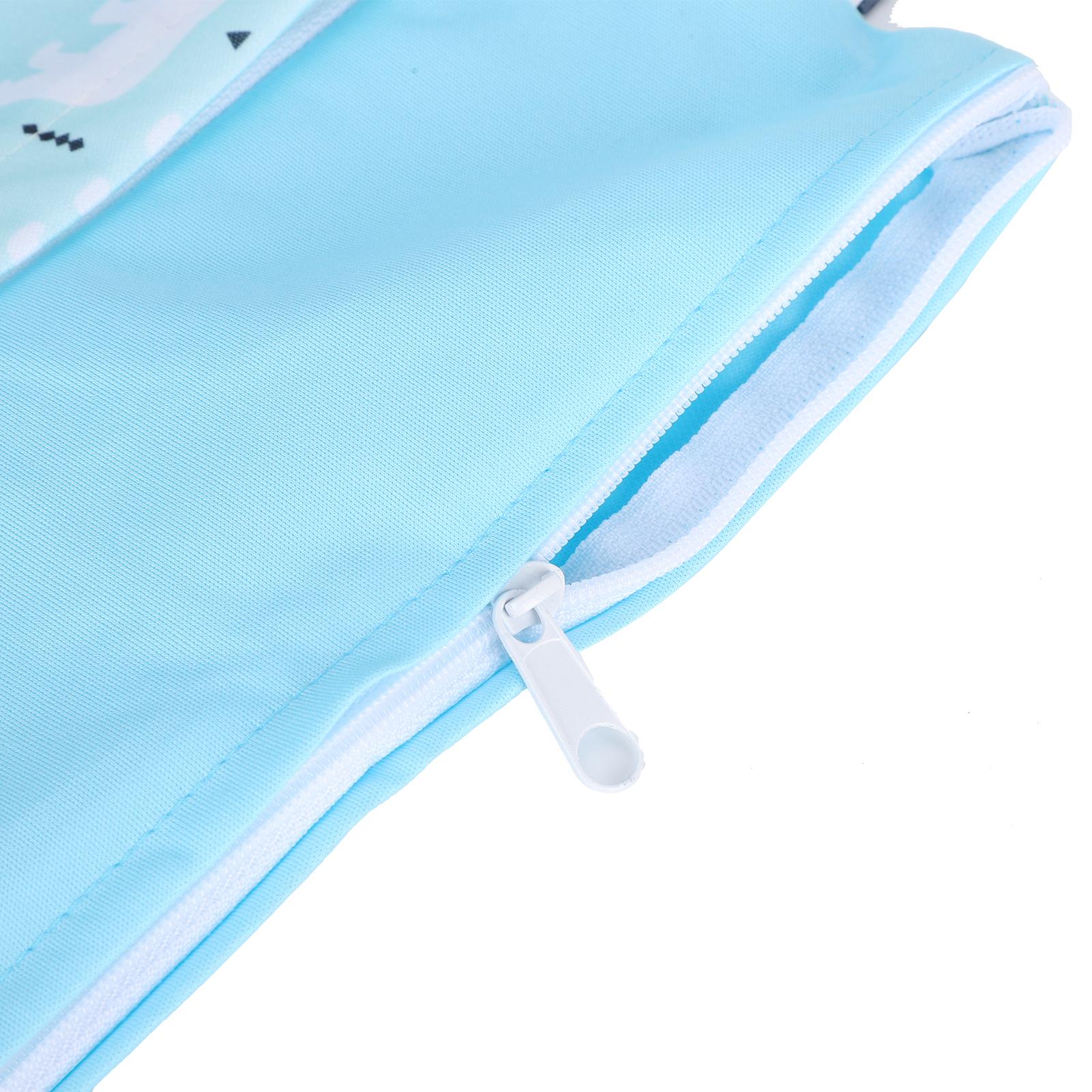 Cartoon Pattern Double   Baby Diaper Bag Portable Reusable Nappy Diaper Storage Bag