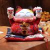 6.6 Inch Ceramic Maneki Neko Coin Bank Lucky Fortune Cat Money Box Home Decorative Ornament Centerpiece